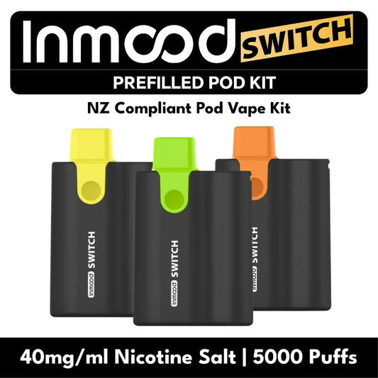 Inmood Switch 5000 Puffs Prefilled Pod Kit - Urban Vape Shop New Zealand