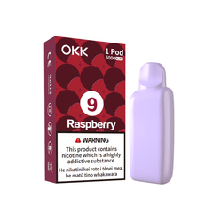 okk cross raspberry flavour pod