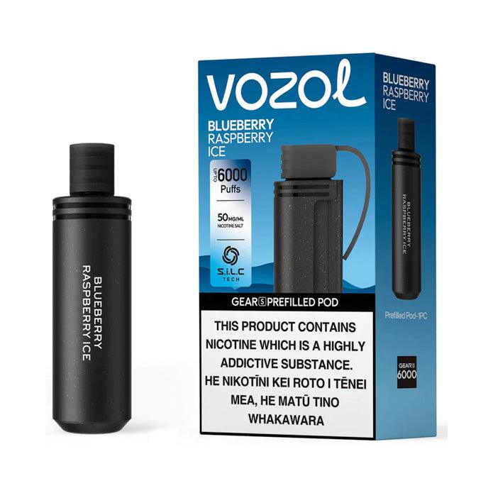 VOZOL Gear S 6000 Puffs Prefilled Pod (50mg/mL) - Urban Vape Shop New Zealand