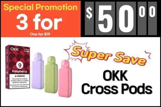 OKK Cross Prefilled Flavour Pod (5000 Puffs)