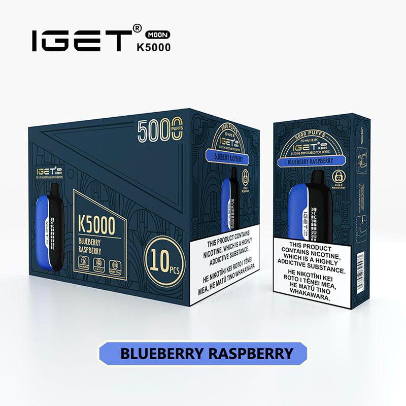 IGET Moon K5000 (13mL) Disposable (20mg/mL) - Compliant Version - Urban Vape Shop New Zealand