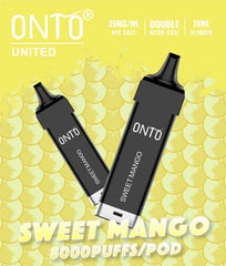 ONTO United 8000 Puffs Prefilled Pod