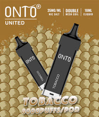 ONTO United 8000 Puffs Prefilled Pod