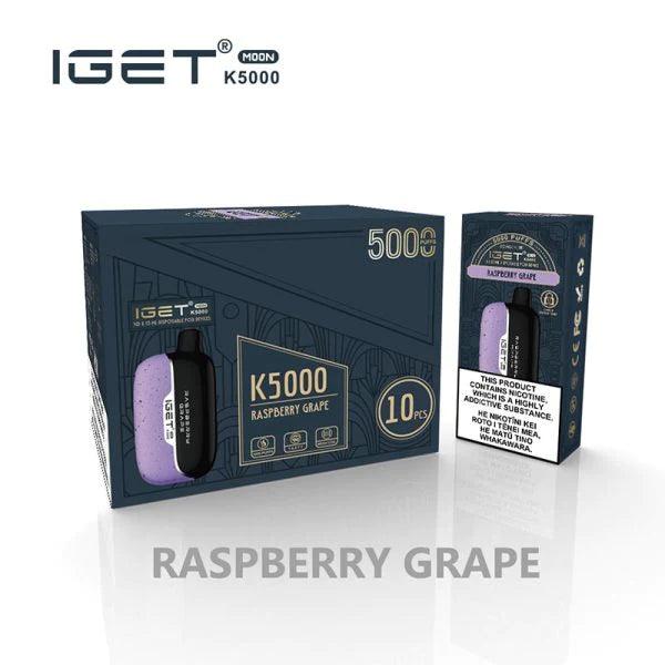 IGET Moon K5000 (13mL) Disposable (20mg/mL) - Compliant Version - Urban Vape Shop New Zealand