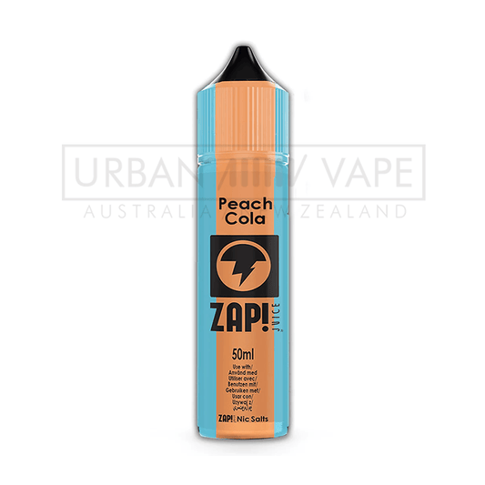 Peach Cola Freebase (50mL) by Zap! Juice - Urban Vape Shop New Zealand