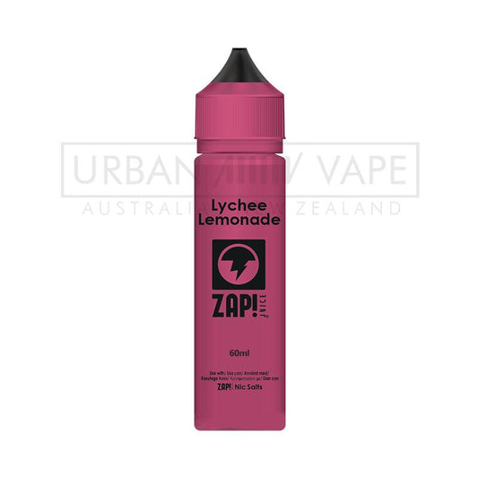 Lychee Lemonade Freebase (60mL) by Zap! Juice - Urban Vape Shop New Zealand